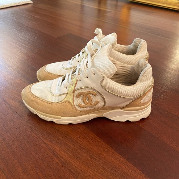 Chanel Sneakers Size 8.5 (38.5) - Picture 2 of 5